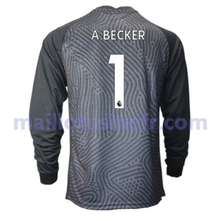 Maillot de Foot Liverpool Alisson Becker 1 Gardien Domicile 2020-21 Manches Longues